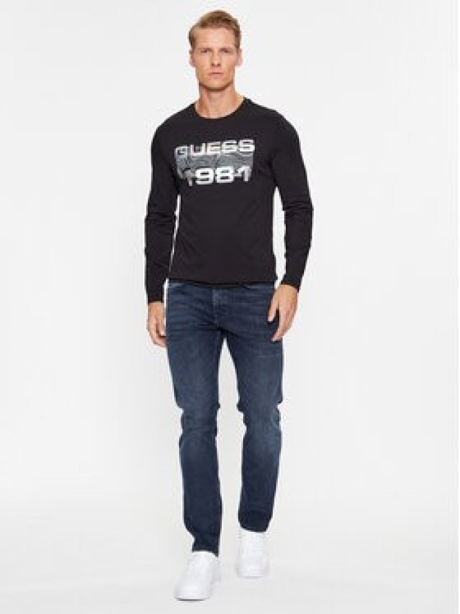 Guess Longsleeve M3BI78 J1314 Czarny Slim Fit