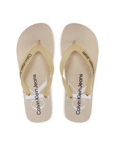 Calvin Klein Jeans Japonki Beach Sandal Monogram Tpu YM0YM00838 Beżowy