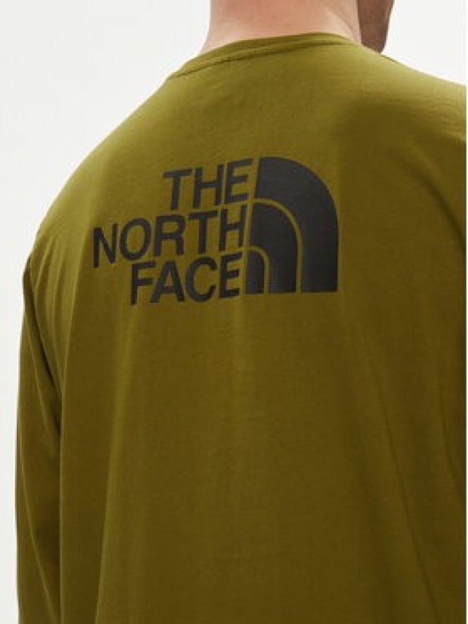 The North Face Longsleeve Easy NF0A87N8 Zielony Regular Fit