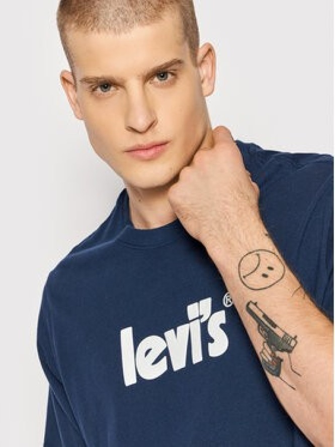 Levi's® T-Shirt 16143-0393 Granatowy Relaxed Fit