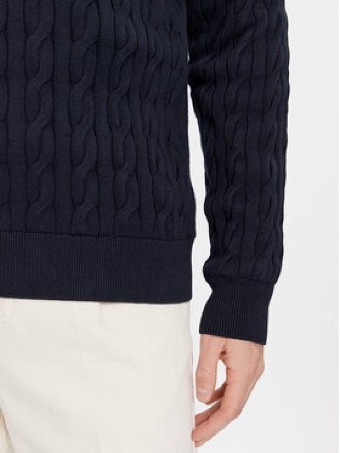 Tommy Hilfiger Sweter MW0MW33132 Granatowy Relaxed Fit