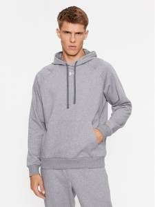 Under Armour Bluza Ua Rival Fleece Hoodie 1379757 Szary Loose Fit