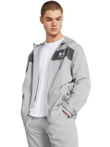 Bluza dresowa męska Under Armour UA Sportstyle Windbreaker - szara