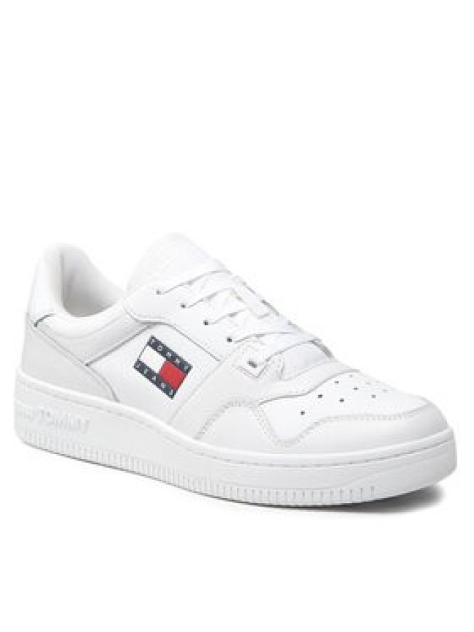 Tommy Jeans Sneakersy Retro Basket EM0EM00955 Biały