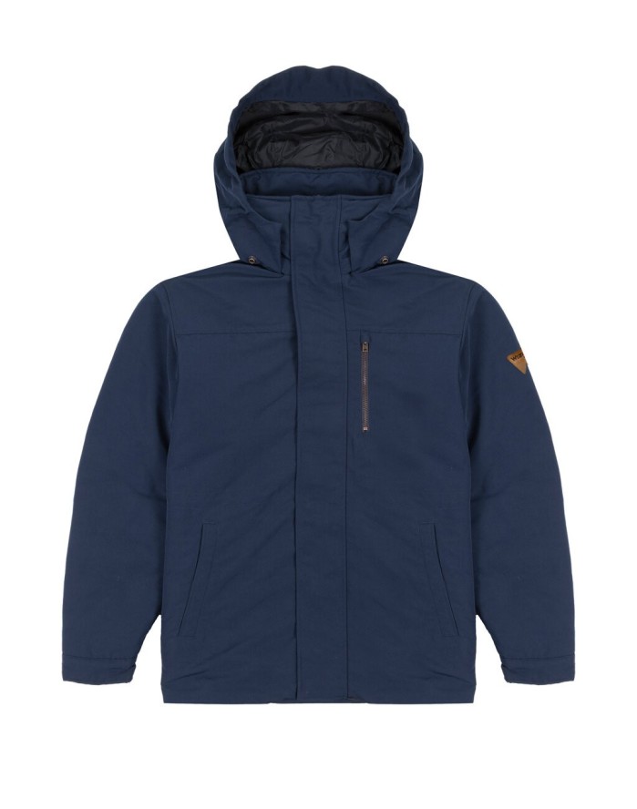 WRANGLER BODYGUARD JACKET MĘSKA KURTKA ZIMOWA Z KAPTUREM CIEPŁA NAVY W40BWW114