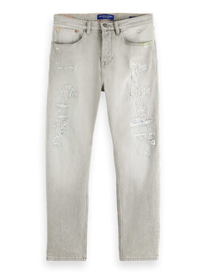 Scotch & Soda Dżinsy - Tapered fit - w kolorze szarym rozmiar: W33/L32