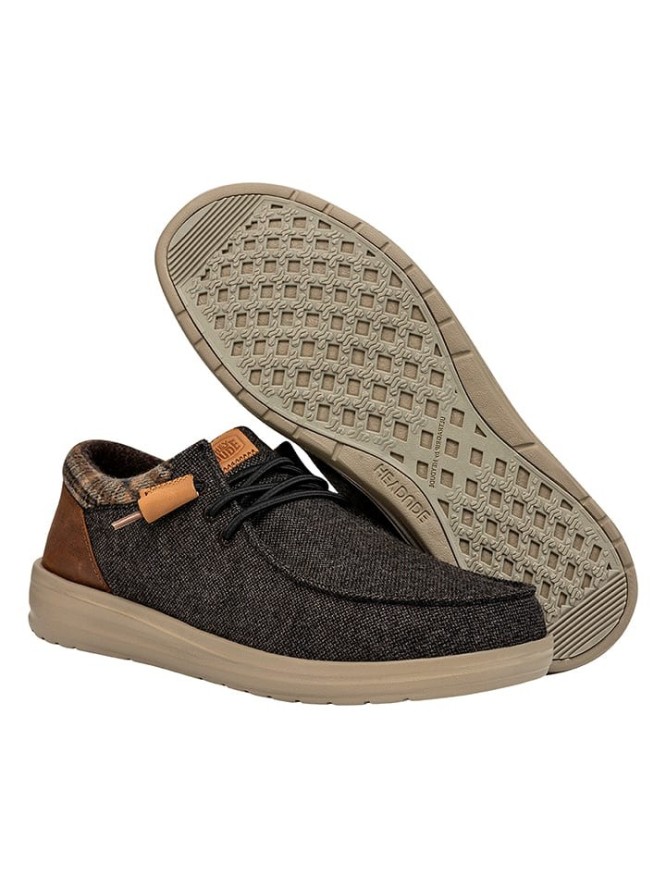 Hey Dude Slippersy "Wally Grip Wool" w kolorze brązowym rozmiar: 44