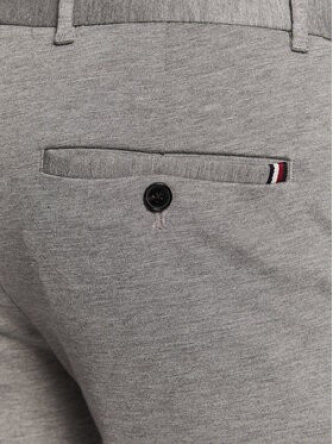 Tommy Hilfiger Chinosy Hampton MW0MW29663 Szary Slim Fit