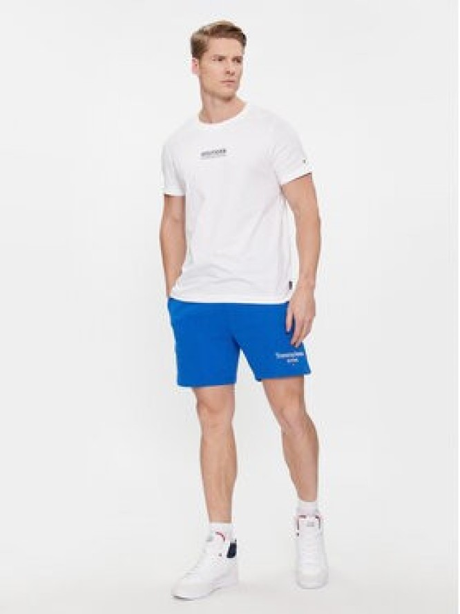 Tommy Hilfiger T-Shirt MW0MW34387 Biały Slim Fit