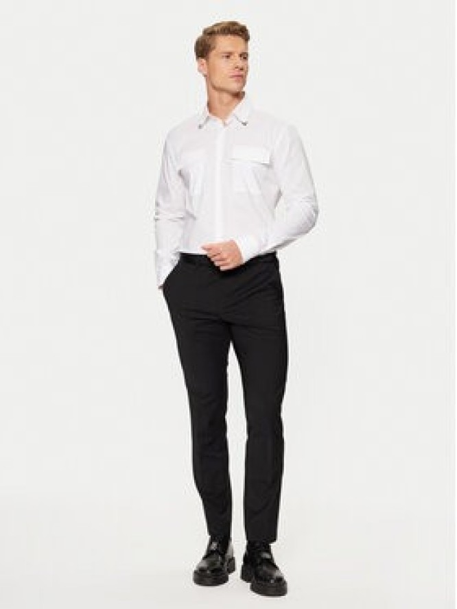 HUGO Koszula Ermetal 50534281 Biały Slim Fit