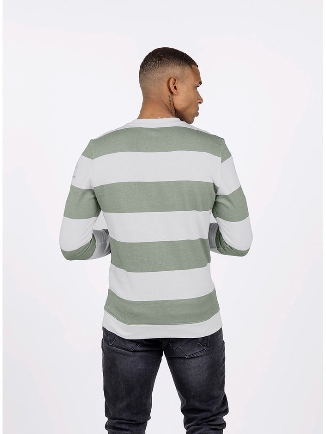 KEY LARGO Bluza "Penalty" w kolorze zielono-białym rozmiar: XL
