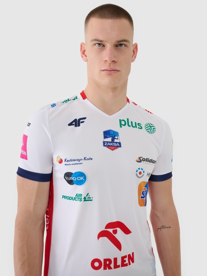 Koszulka meczowa replika domowa z sezonu 2024/25 męska 4F x Zaksa Kędzierzyn Koźle - multikolor