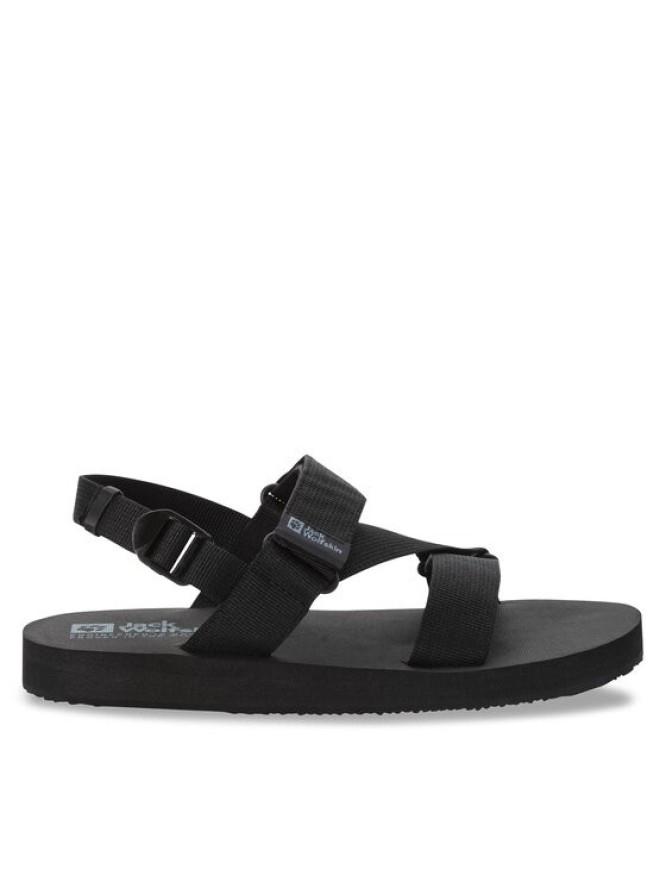 Jack Wolfskin Sandały Urban Entdeckung Belt Sandal 4056711 Czarny