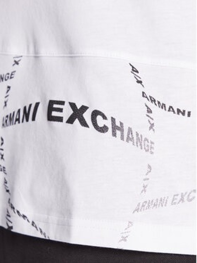 Armani Exchange T-Shirt 3RZMFE ZJ8EZ 21BX Biały Relaxed Fit