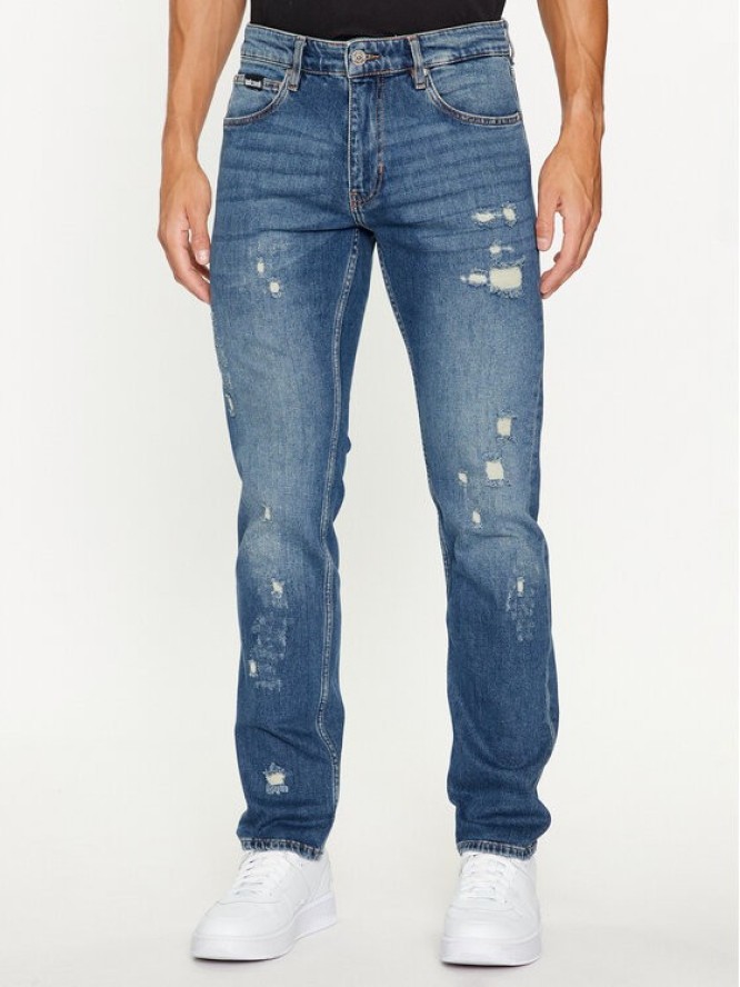 Just Cavalli Jeansy 75OAB5S0 Niebieski Slim Fit