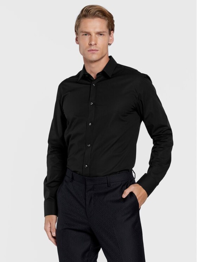 Hugo Koszula Elisha02 50479396 Czarny Slim Fit