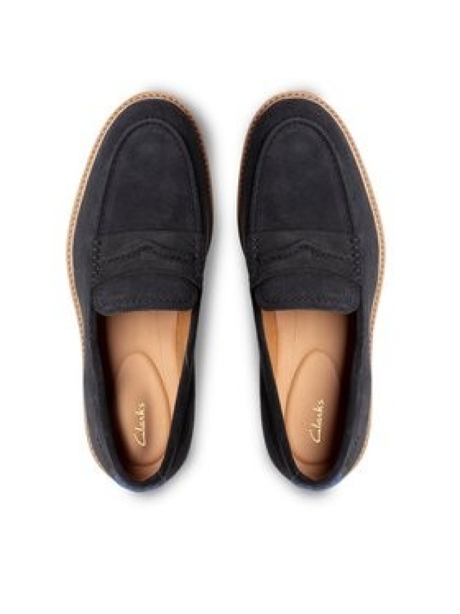 Clarks Lordsy Atticus LTSlip 26172441 Granatowy