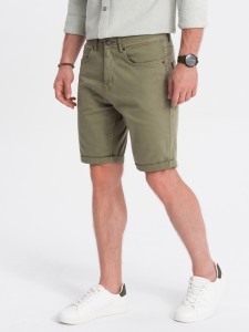 Szorty męskie CHINO - khaki V14 OM-SRDS-0103 - L