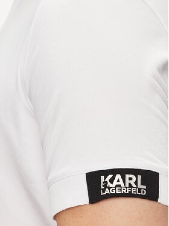 KARL LAGERFELD T-Shirt 755024 542221 Biały Regular Fit