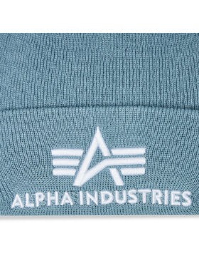 Alpha Industries Czapka 3D Beanie 168910 Niebieski