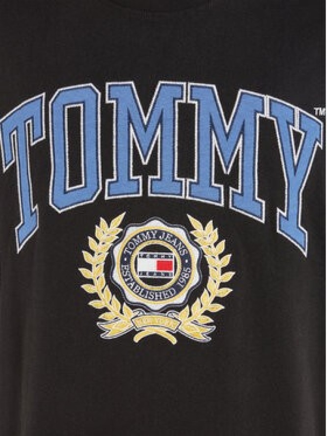 Tommy Jeans T-Shirt DM0DM16832 Czarny Relaxed Fit