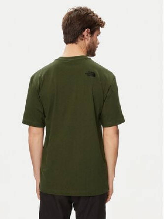 The North Face T-Shirt Simple Dome NF0A87NR Zielony Oversize