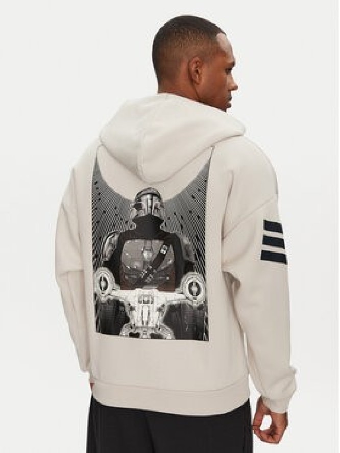 adidas Bluza Star Wars The Mandalorian™ JI5719 Beżowy Regular Fit