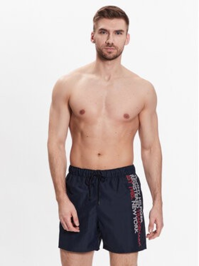 Tommy Hilfiger Szorty kąpielowe UM0UM02742 Granatowy Regular Fit