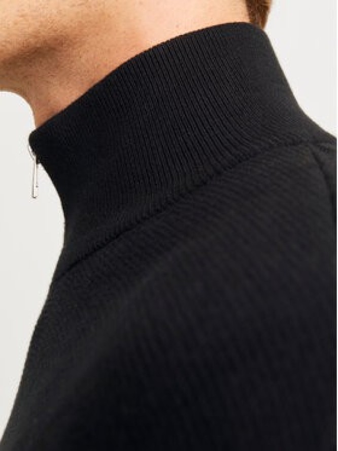 Jack&Jones Sweter Milano 12259664 Czarny Relaxed Fit