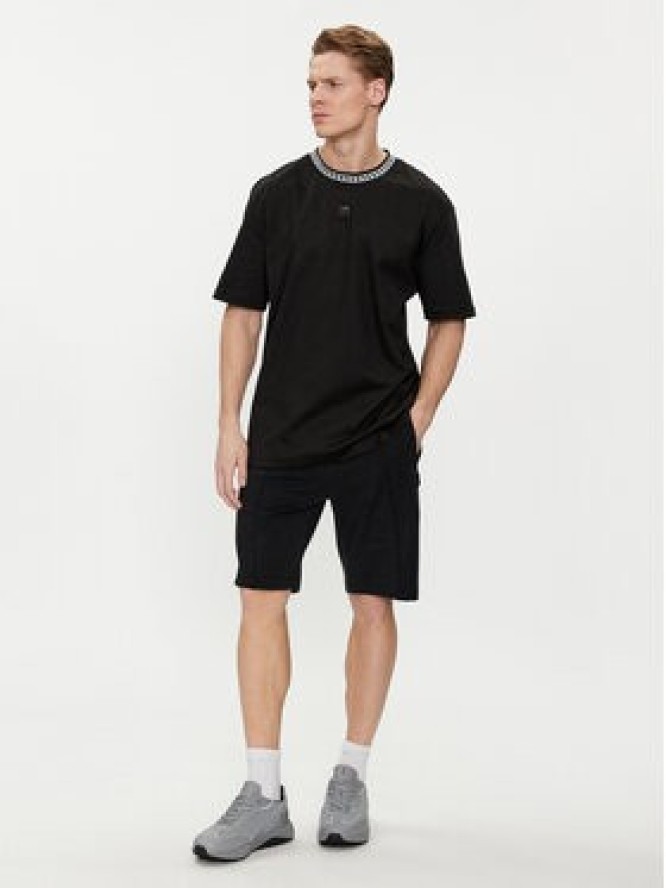 Hugo T-Shirt 50510035 Czarny Relaxed Fit