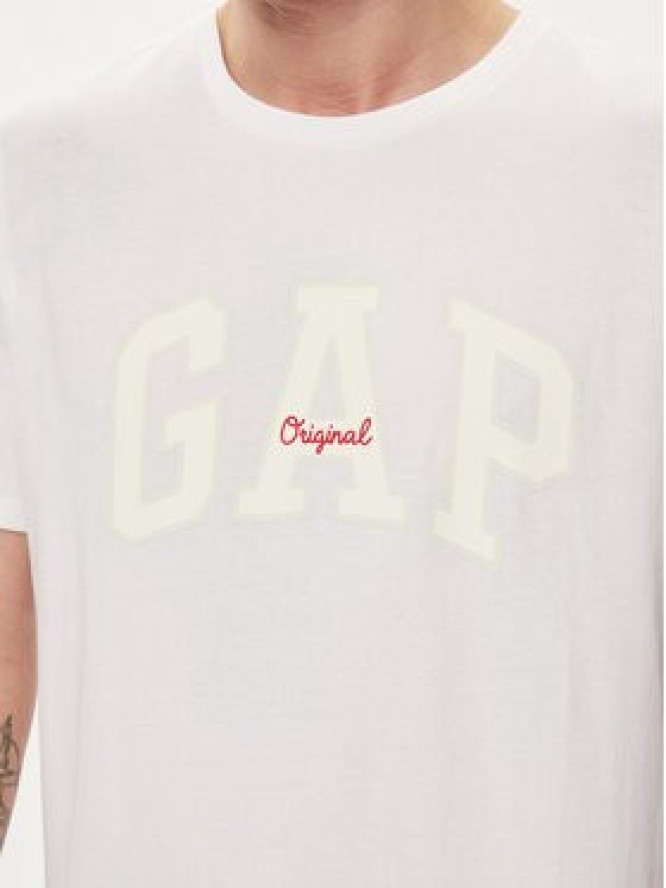Gap T-Shirt 471777-08 Biały Regular Fit