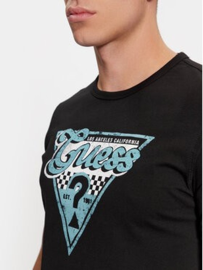 Guess T-Shirt M4RI06 I3Z14 Czarny Regular Fit