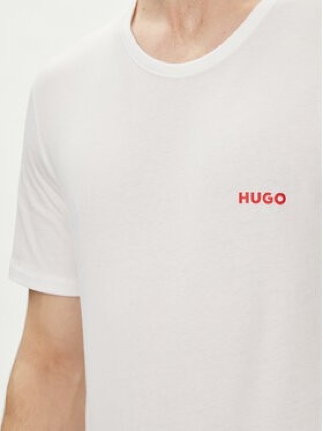 Hugo Komplet 3 t-shirtów 50493972 Biały Regular Fit