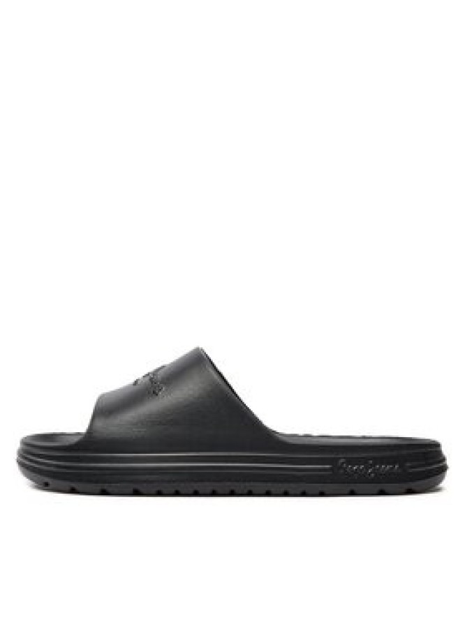 Pepe Jeans Klapki Beach Slide M PMS70159 Czarny