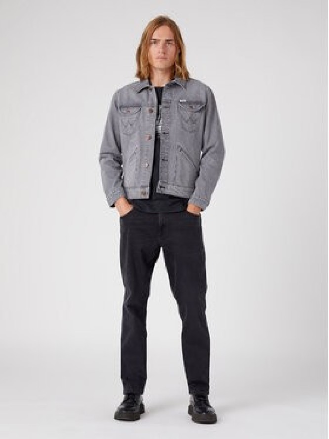 Wrangler Kurtka jeansowa Western W4MJEBY91 112330846 Szary Regular Fit