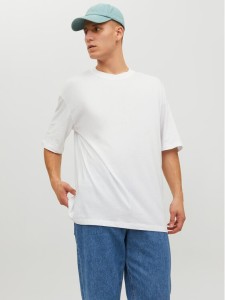 Jack&Jones T-Shirt Brink 12185628 Biały Loose Fit