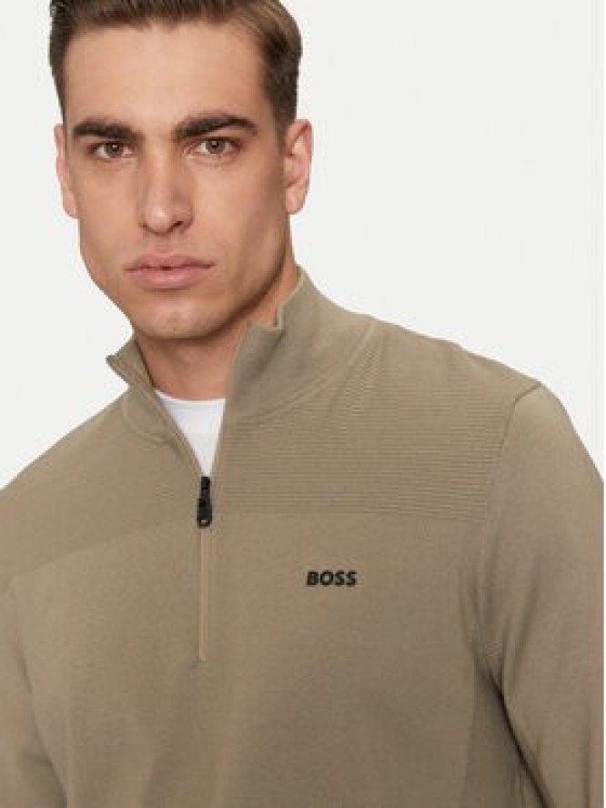 Boss Sweter Momentum-X_QZ 50498560 Zielony Regular Fit