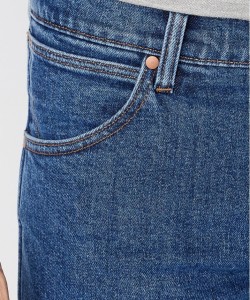 WRANGLER LARSTON MĘSKIE SPODNIE JEANSOWE COOL BLUE W18SKT32Q