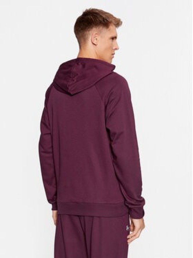 Under Armour Bluza Ua Rival Fleece Hoodie 1379757 Bordowy Loose Fit