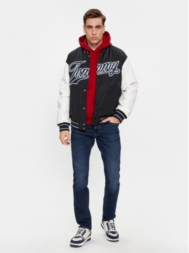 Tommy Jeans Kurtka bomber Letterman DM0DM17880 Czarny Regular Fit