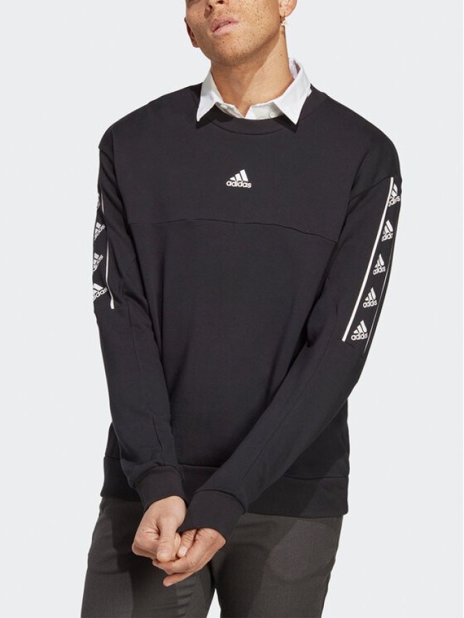 adidas Bluza Brand Love Sweatshirt IC6809 Czarny Loose Fit