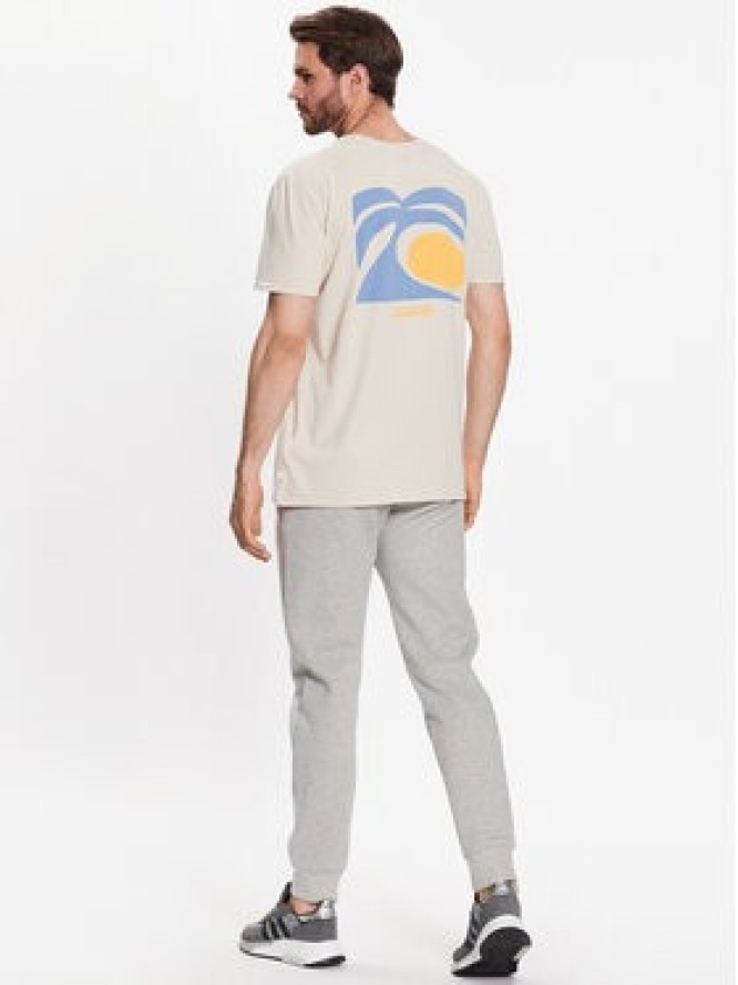 Quiksilver T-Shirt Arts In Palm EQYZT07249 Beżowy Regular Fit