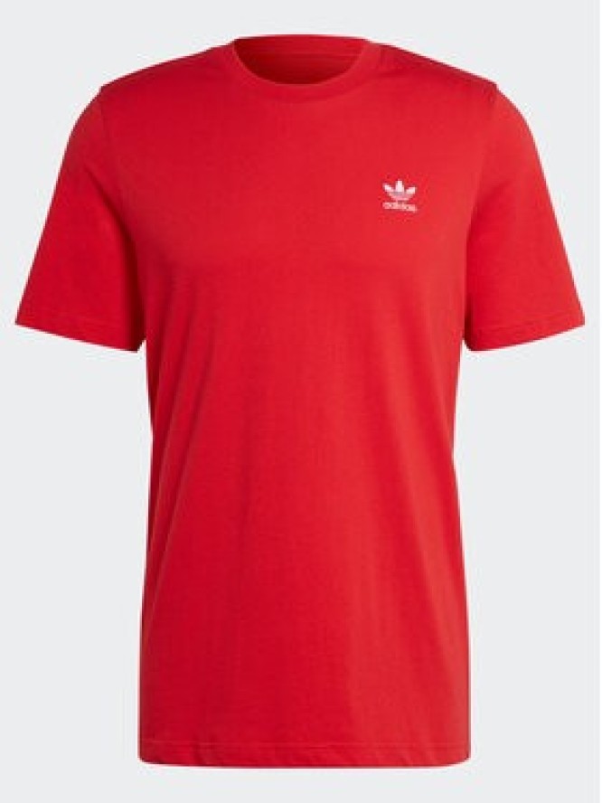 adidas T-Shirt Trefoil Essentials T-Shirt IA4869 Czerwony Regular Fit