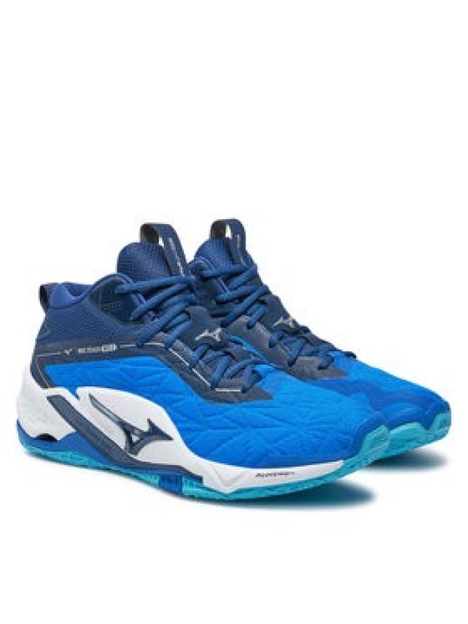 Mizuno Buty halowe Wave Stealth Neo 2 Mid X1GA2405 Niebieski