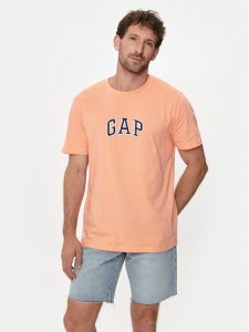 Gap T-Shirt 570044-06 Pomarańczowy Regular Fit