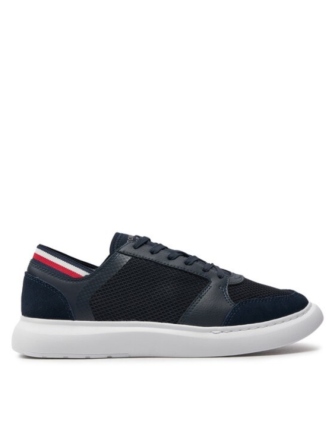 Tommy Hilfiger Sneakersy Lightweight Cup Seasonal Mix FM0FM04961 Granatowy