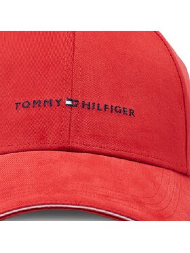 Tommy Hilfiger Czapka z daszkiem Corporate AM0AM10536 Czerwony