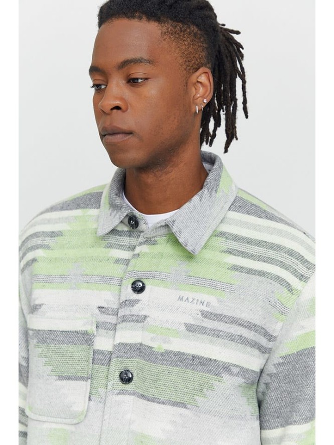 MAZINE Kurtka koszulowa "Deanes" w kolorze szaro-zielonym rozmiar: XL