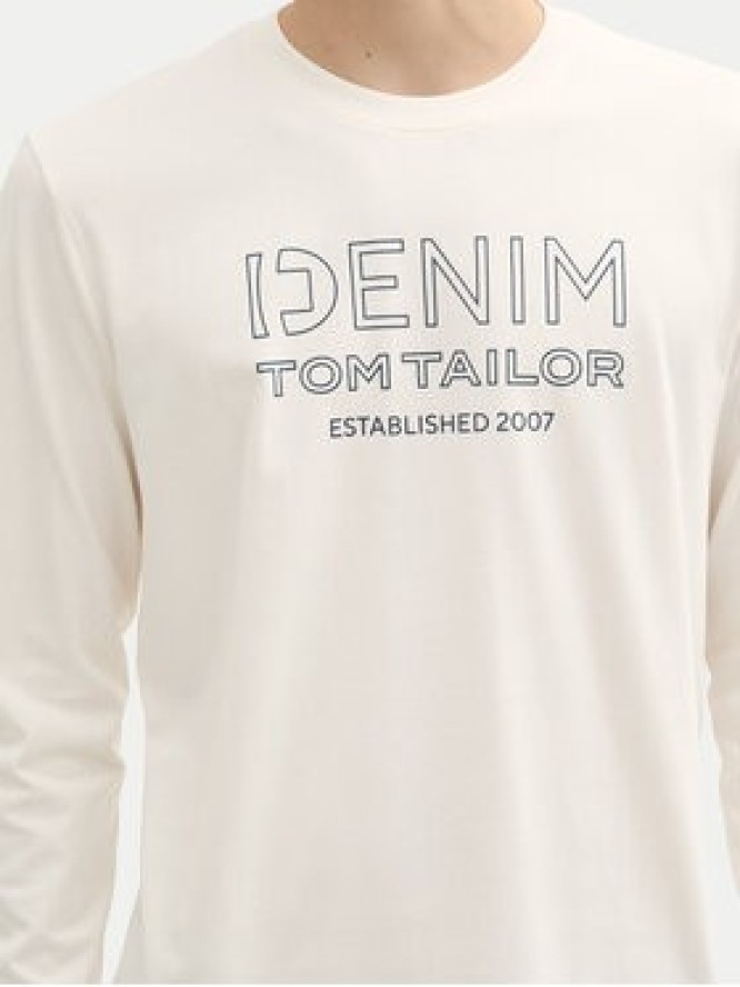 Tom Tailor Denim Longsleeve 1043484 Écru Regular Fit