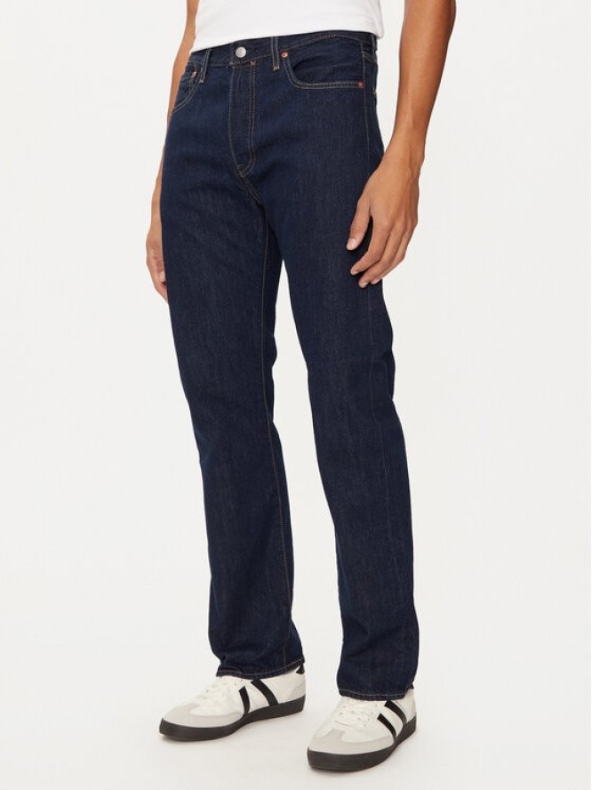 Levi's® Jeansy 501® 00501-0101 Granatowy Original Fit